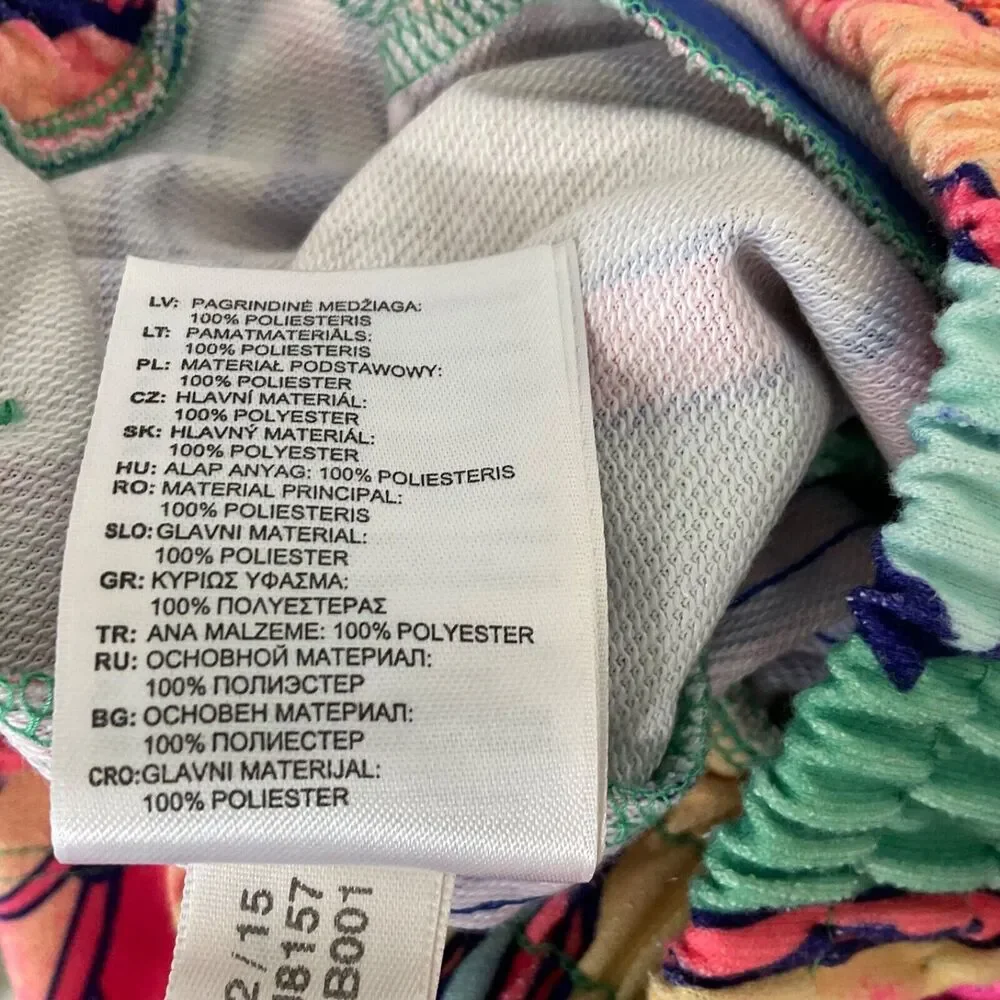 adidas Multicolor Floral Print Mini Skirt